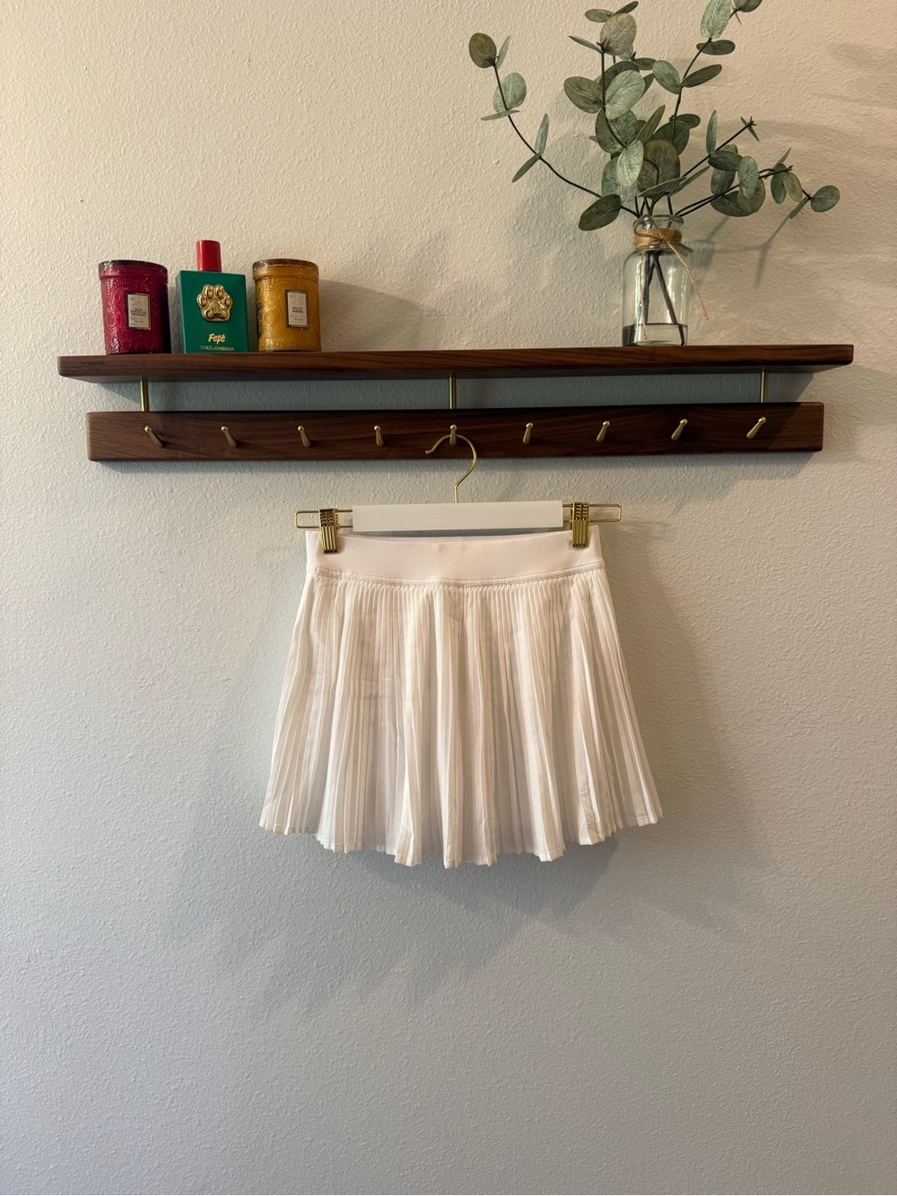 Lululemon Varsity High-Rise Pleated Tennis Skirt - White